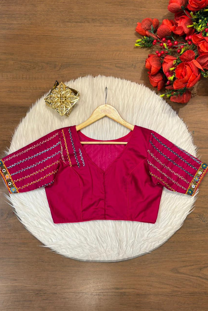 Bhumi-Multicolor Handwork Blouse