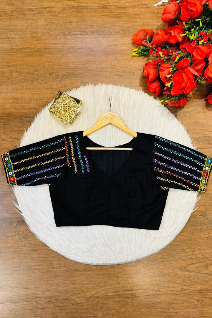 Bhumi-Multicolor Handwork Blouse