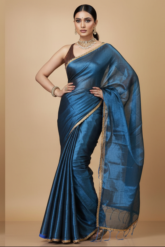 Sew In Style Raga Tissue Silk Saree