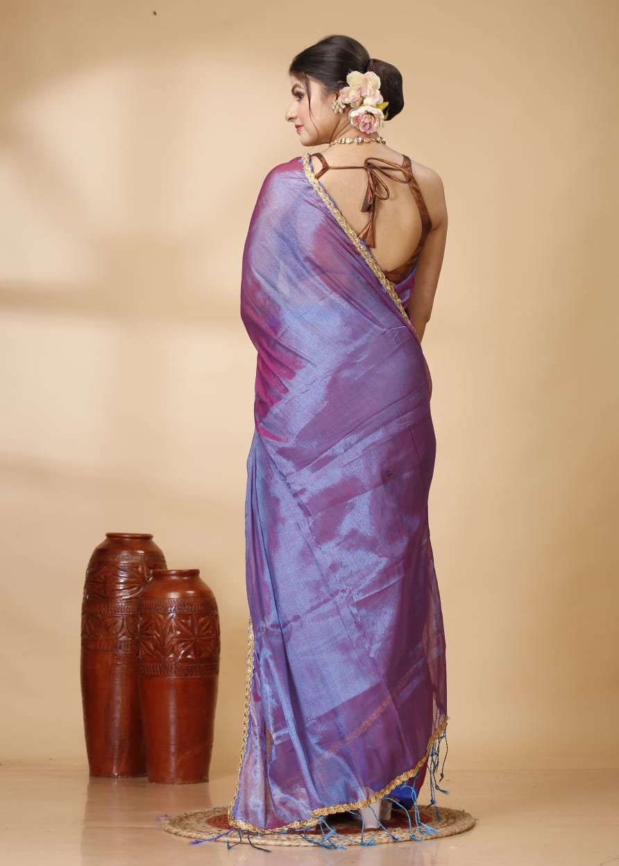Sew In Style Raga Tissue Silk Saree