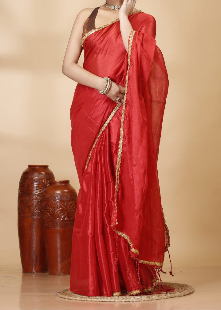 Sew In Style Raga Tissue Silk Saree