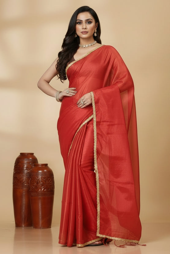 Sew In Style Raga Tissue Silk Saree