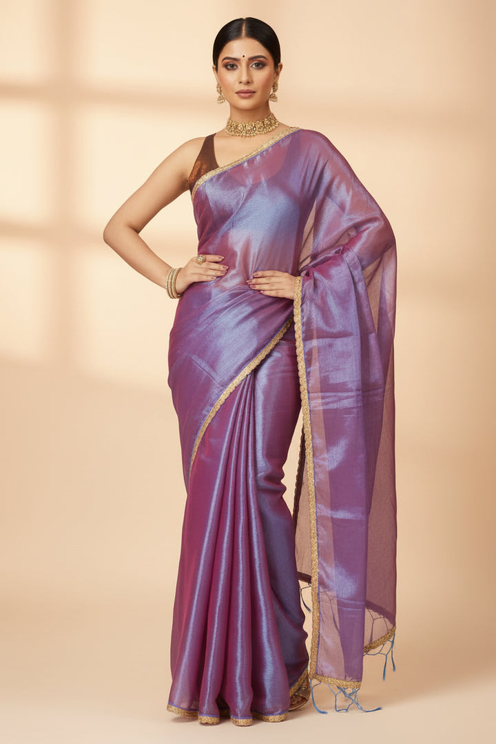 Sew In Style Raga Tissue Silk Saree