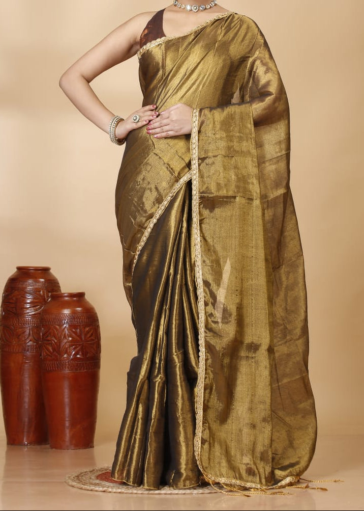 Sew In Style Raga Tissue Silk Saree