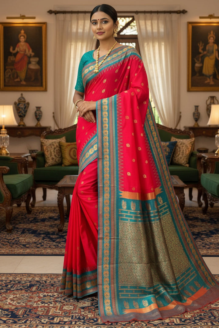 The Royal Loom Paithani Silk Saree