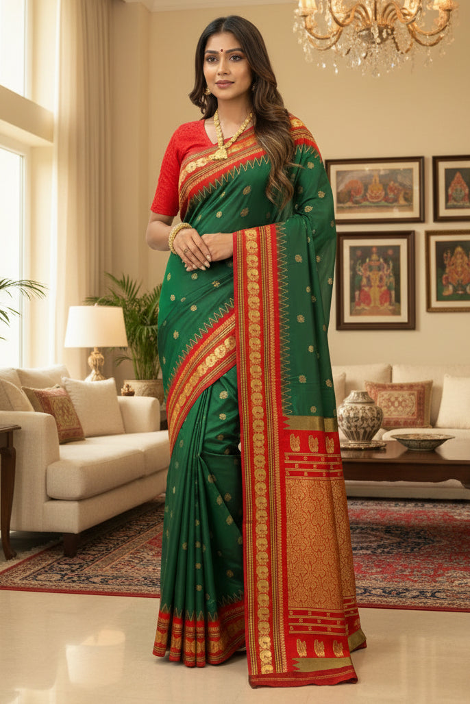 The Royal Loom Paithani Silk Saree
