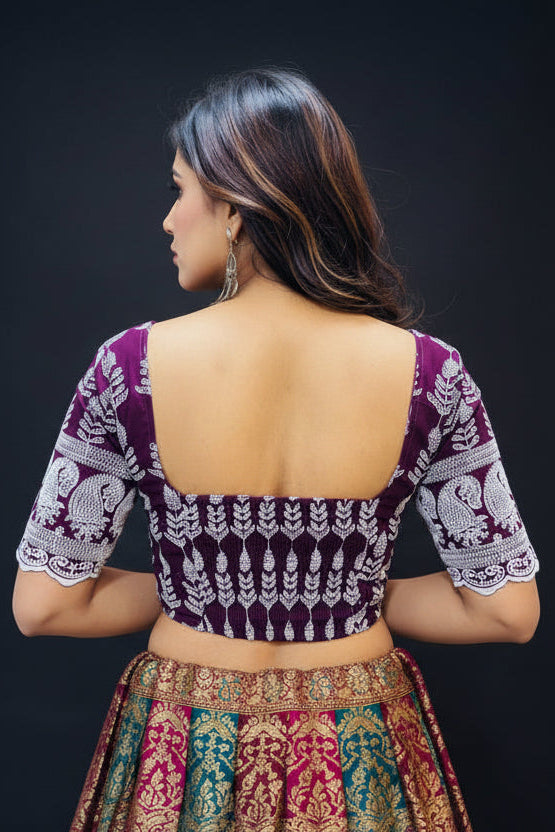 Say Hello To Fitness- Smoky Stretchable Blouse