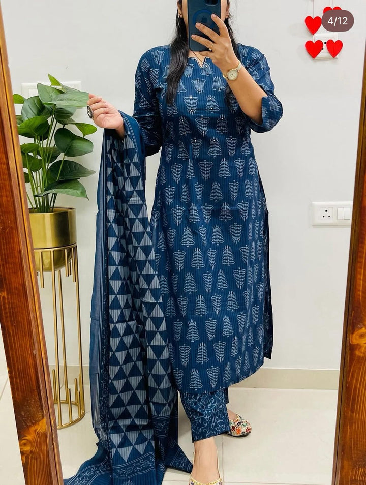 Forever Mine Cotton Kurti Set