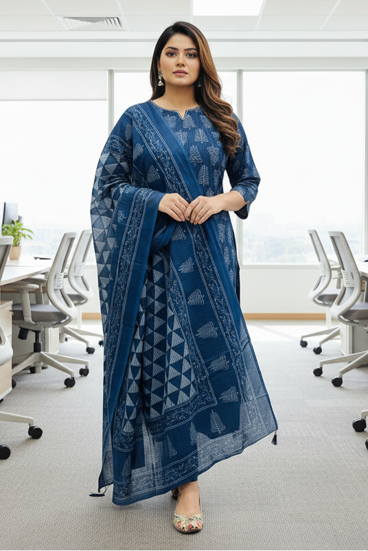 Forever Mine Cotton Kurti Set