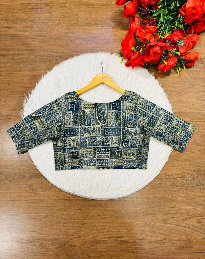 Flexi Dream -Smoky Stretchable Blouse