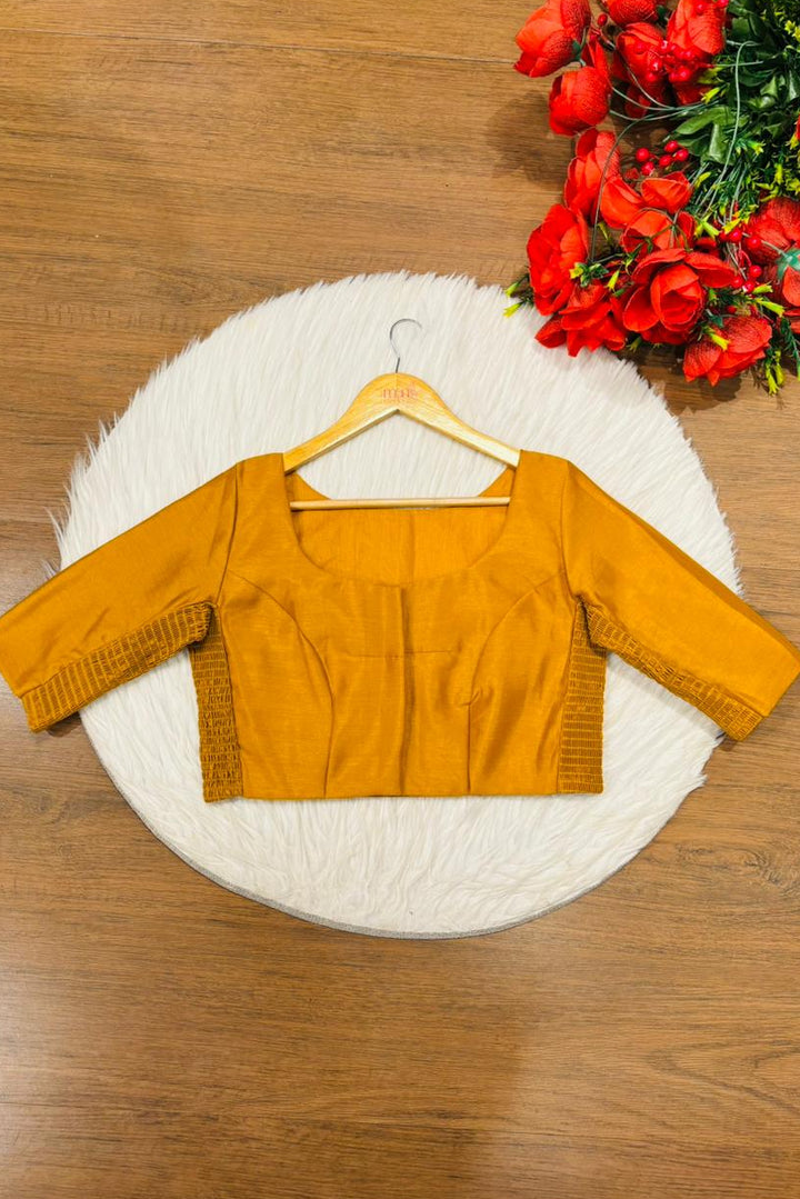 The Signature Solid-Smoky Stretchable Blouse