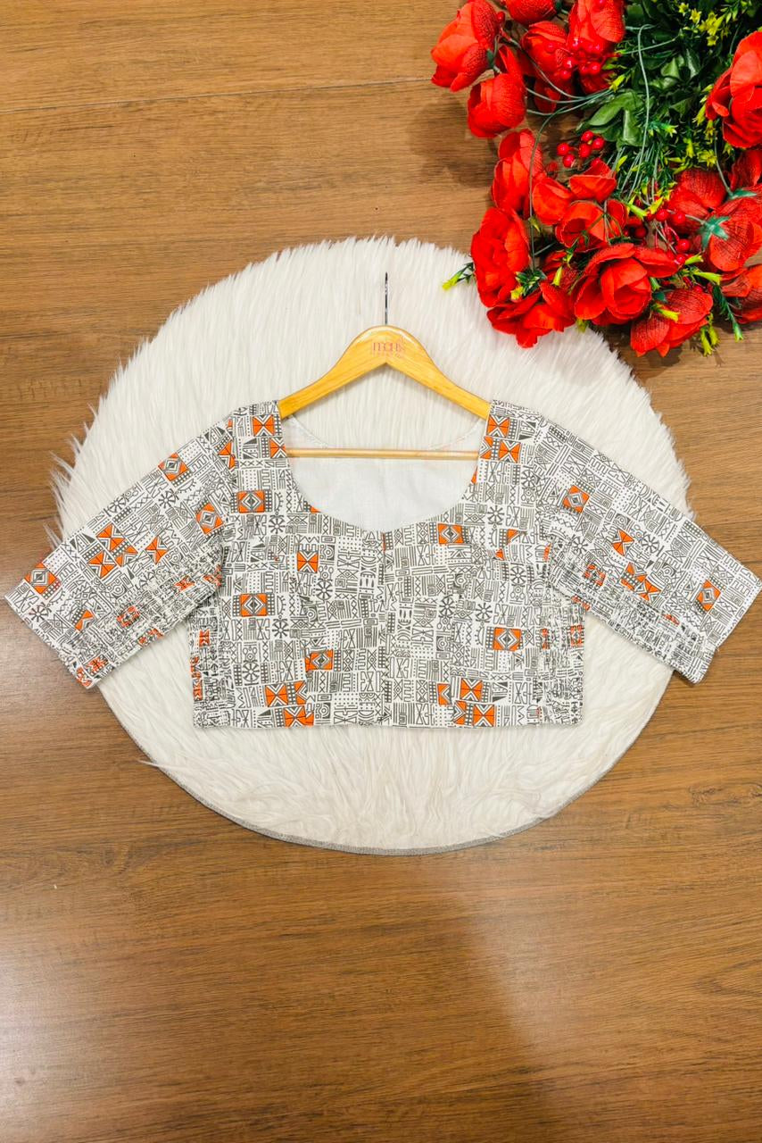 Flexi Dream -Smoky Stretchable Blouse