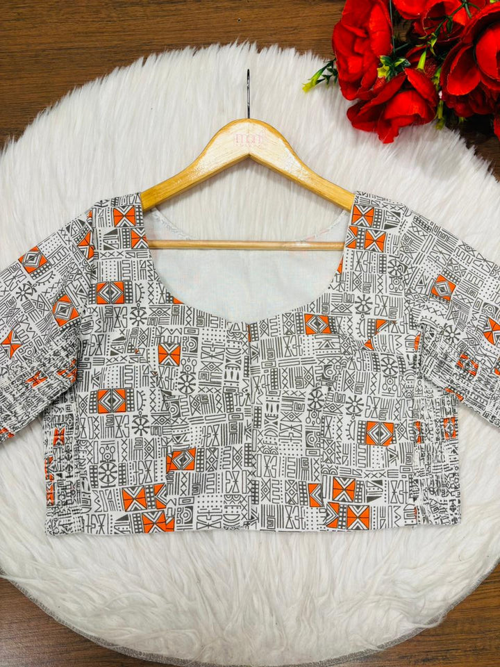 Flexi Dream -Smoky Stretchable Blouse