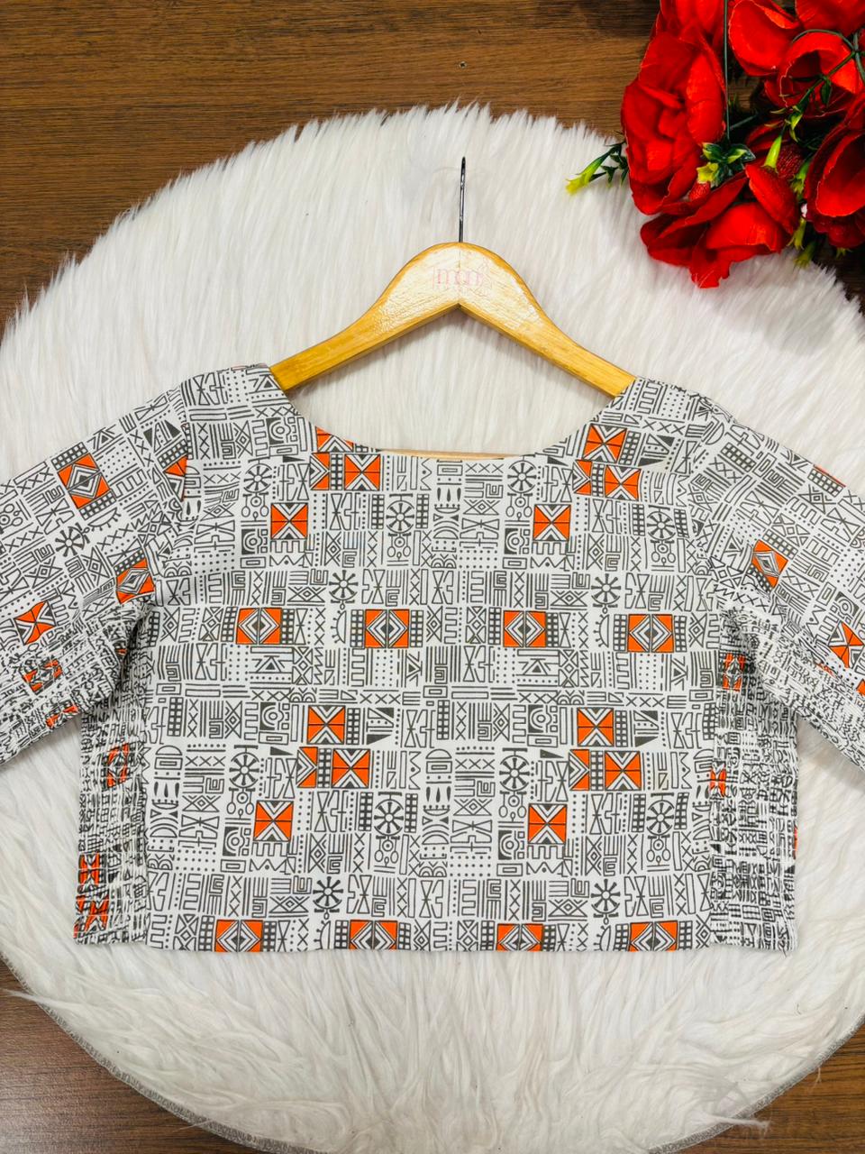 Flexi Dream -Smoky Stretchable Blouse