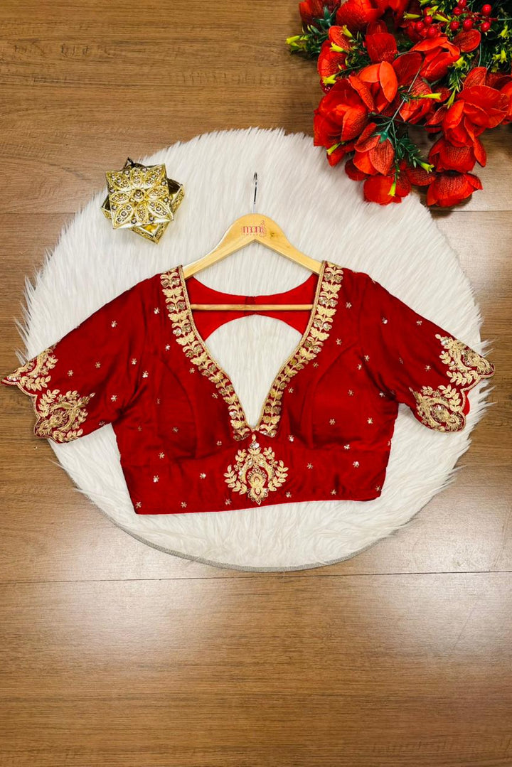 The Empress Glow V-Neck Blouse