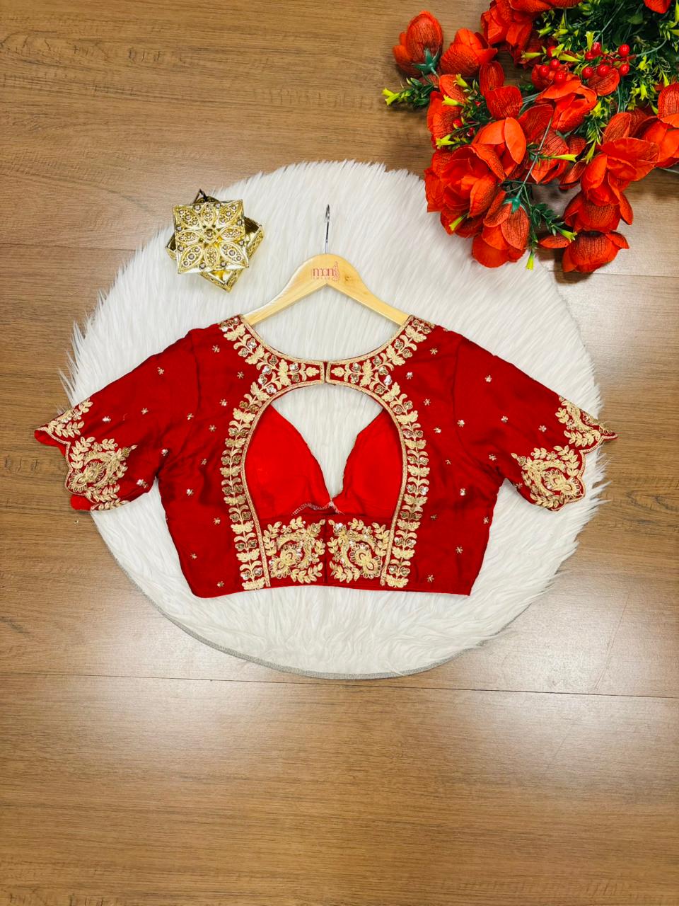 The Empress Glow V-Neck Blouse