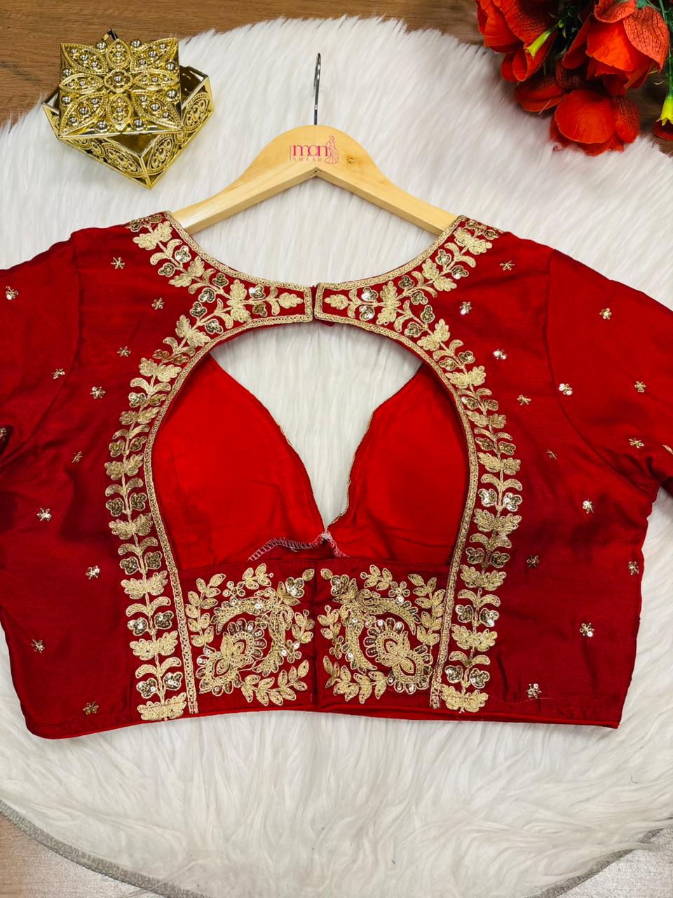 The Empress Glow V-Neck Blouse