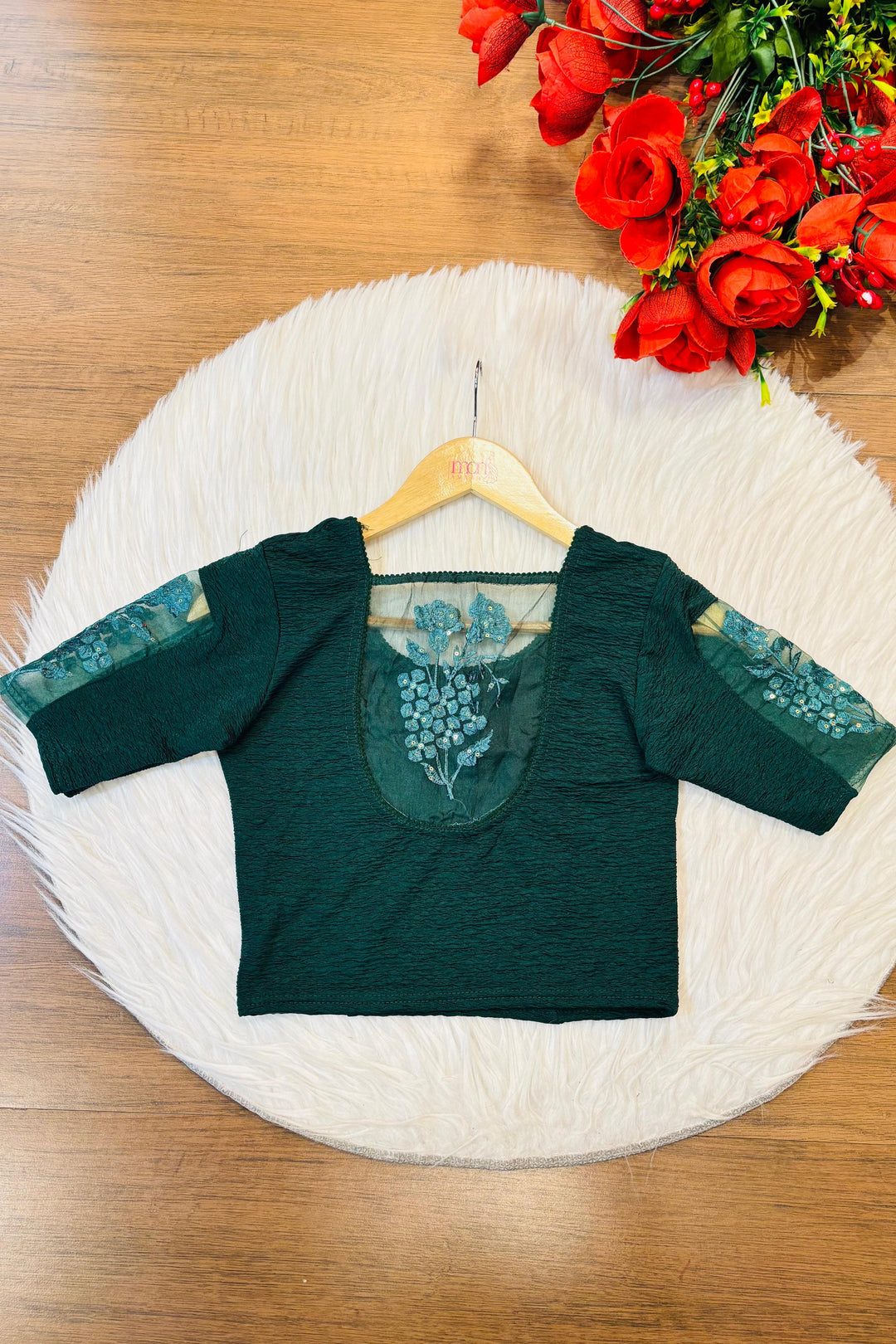 Comfort Ease-Stretchable Knitted Blouse