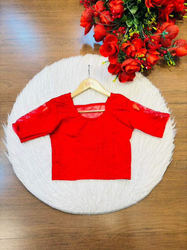 Comfort Ease-Stretchable Knitted Blouse