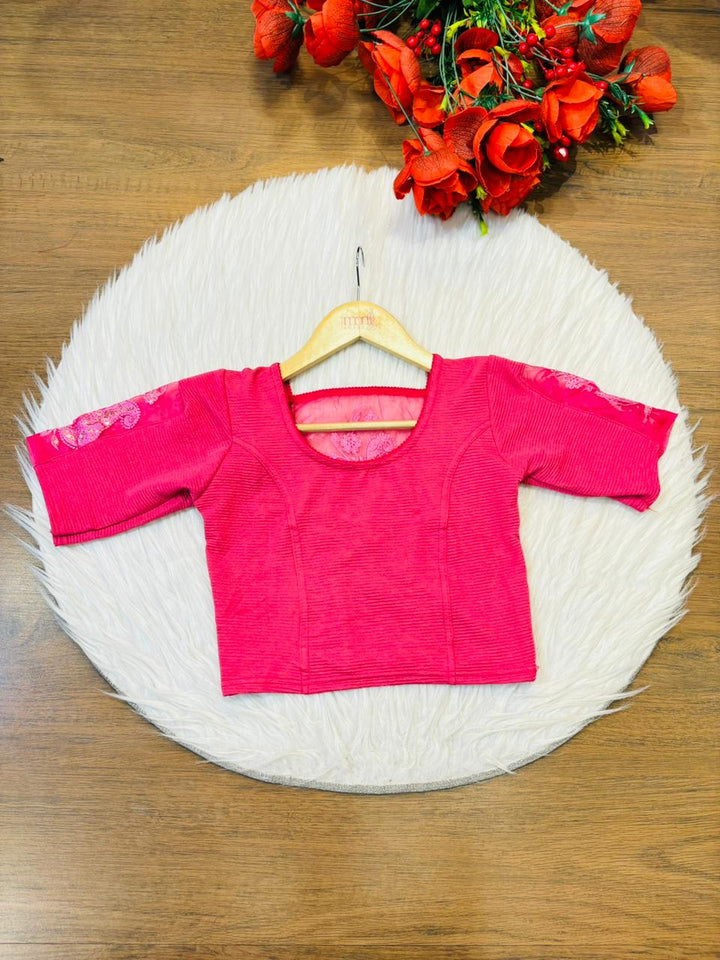 Retro Revival-Stretchable Knitted Blouse