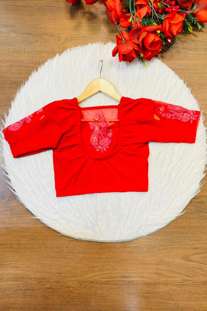 Retro Revival-Stretchable Knitted Blouse