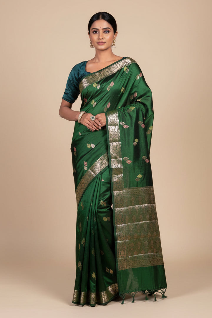 The Opulent Drape Banarasi Katan Silk Saree