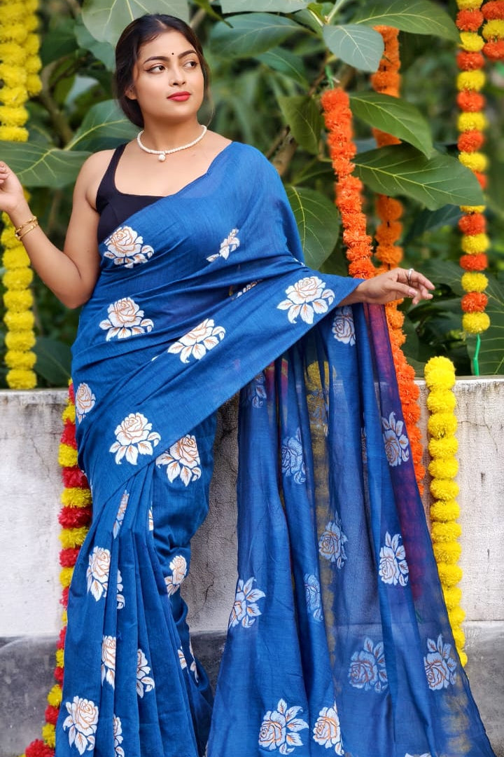 Swapnoporni Khadi Cotton Saree