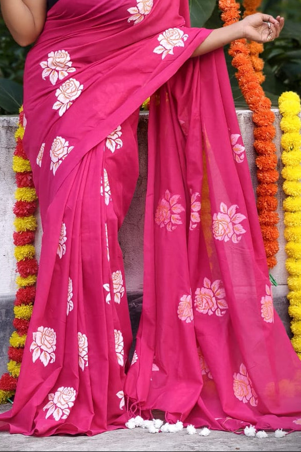 Swapnoporni Khadi Cotton Saree