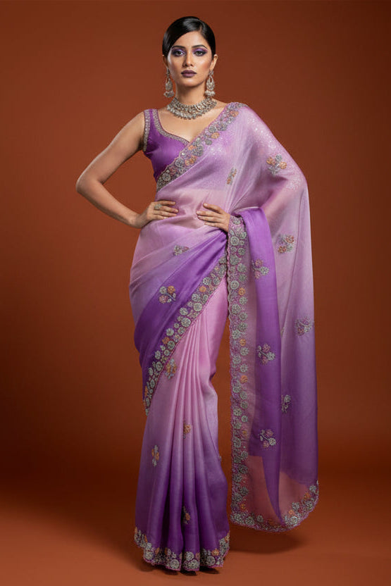 Gulbahar Grace Fancy Satin Silk Saree