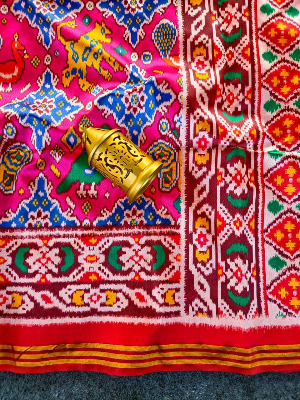 Mystic Glow Patola Silk Saree