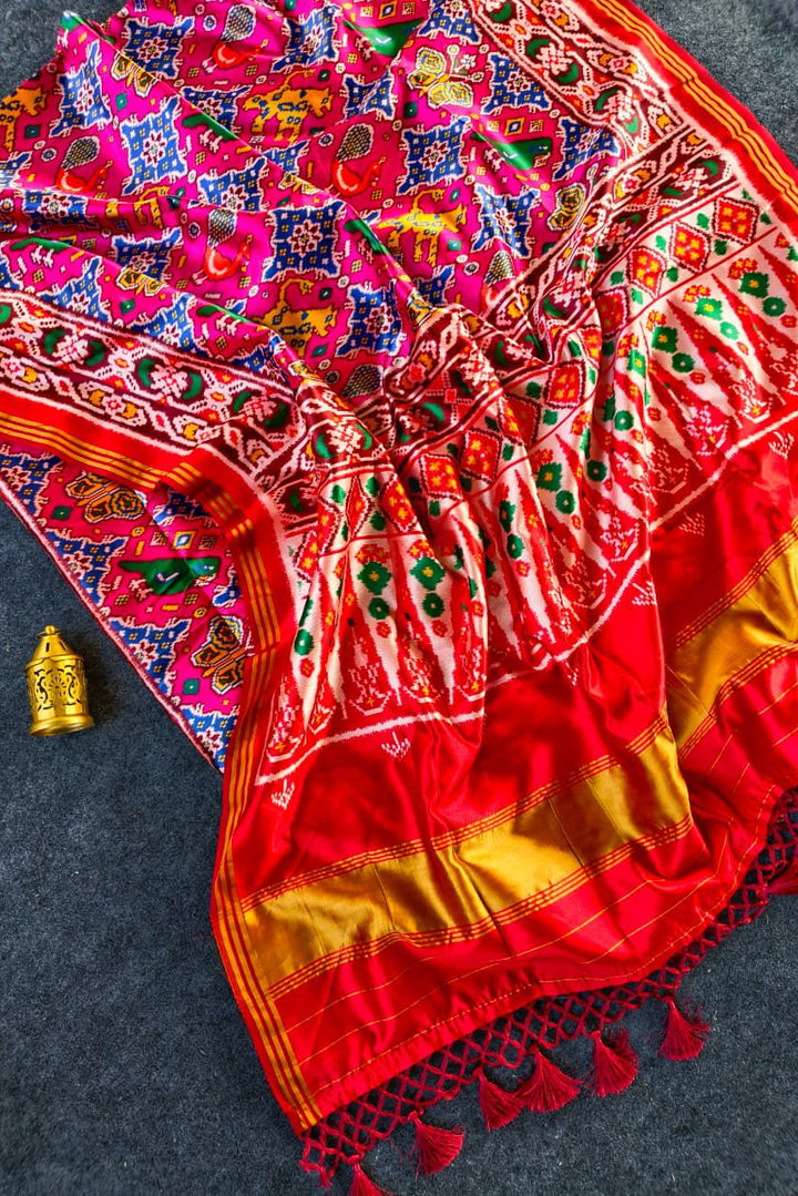 Mystic Glow Patola Silk Saree