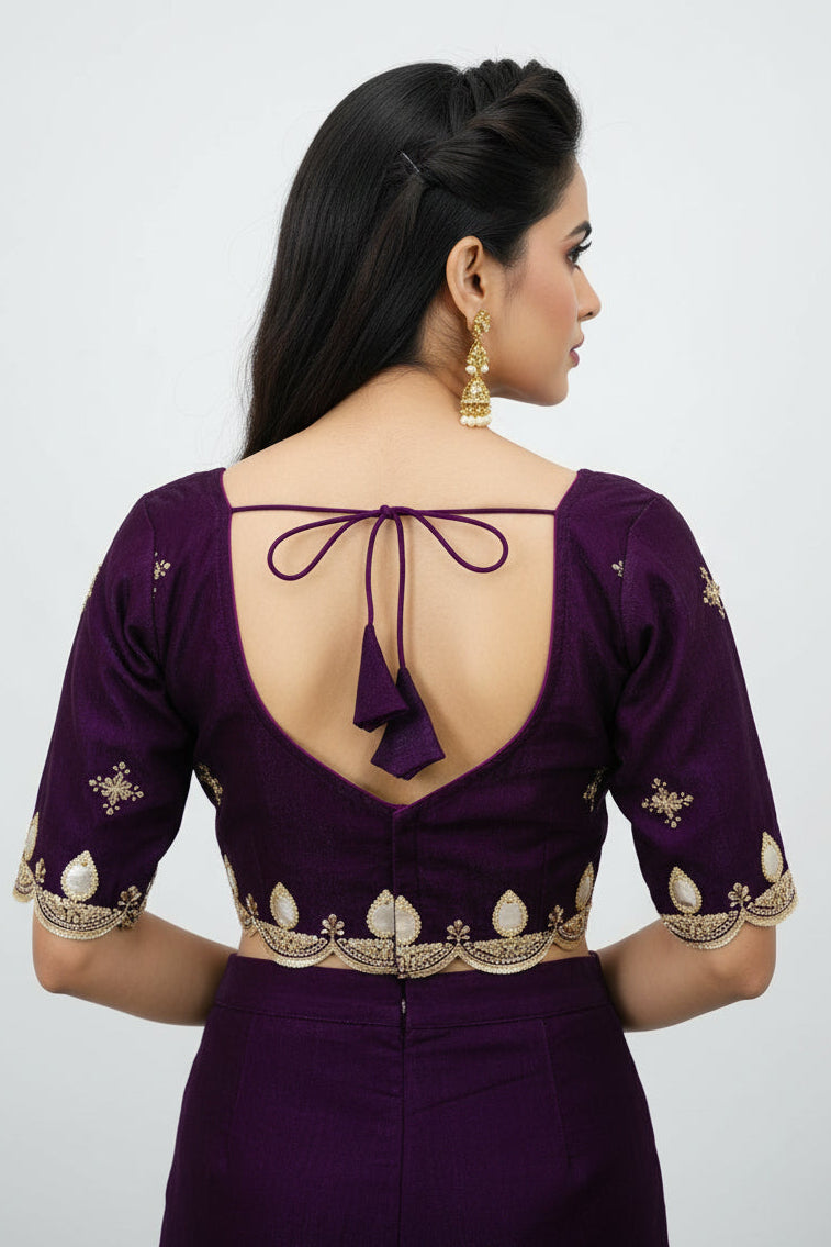 Standing Out - Fendy V Neck Silk Blouse