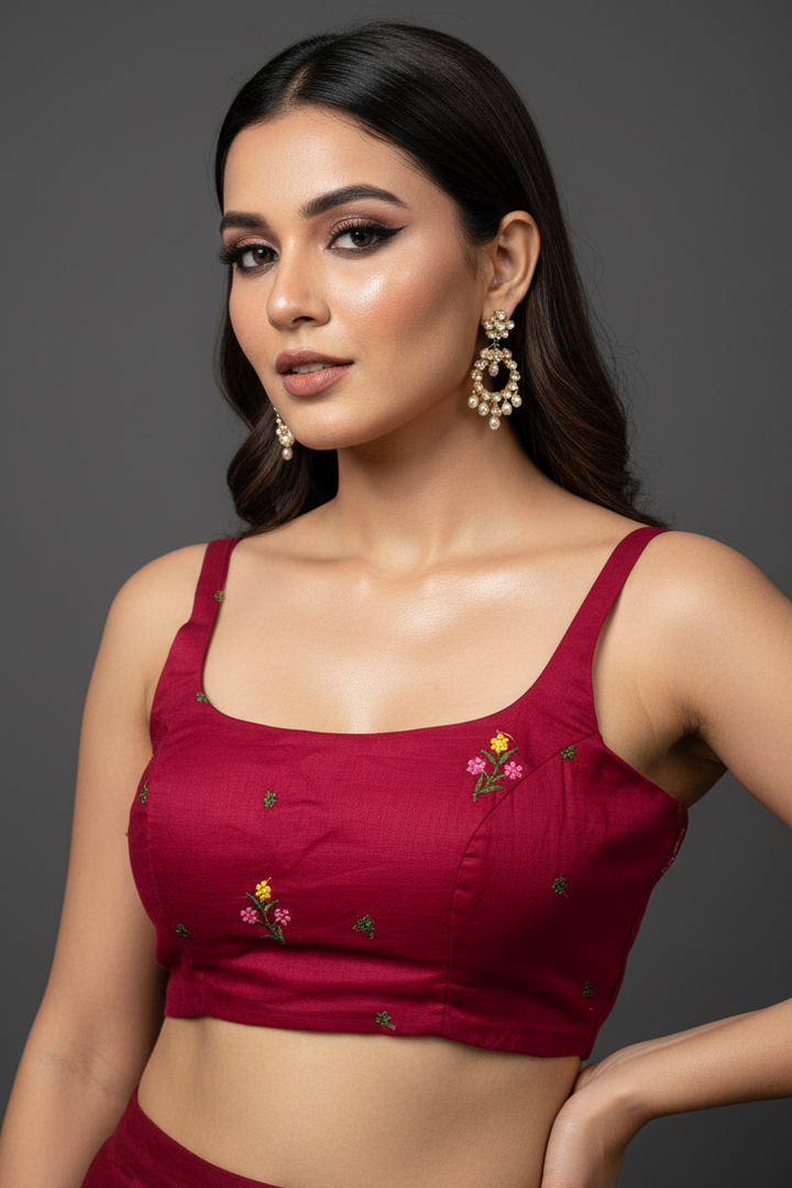 Steady Ideas- Embroidered Blouse