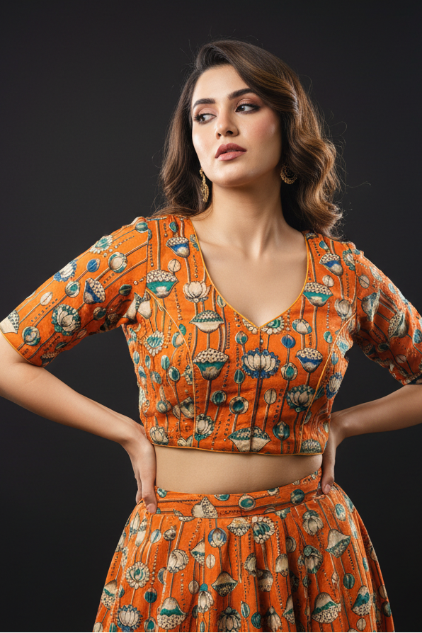 kalamkari Deals-Designer Blouse