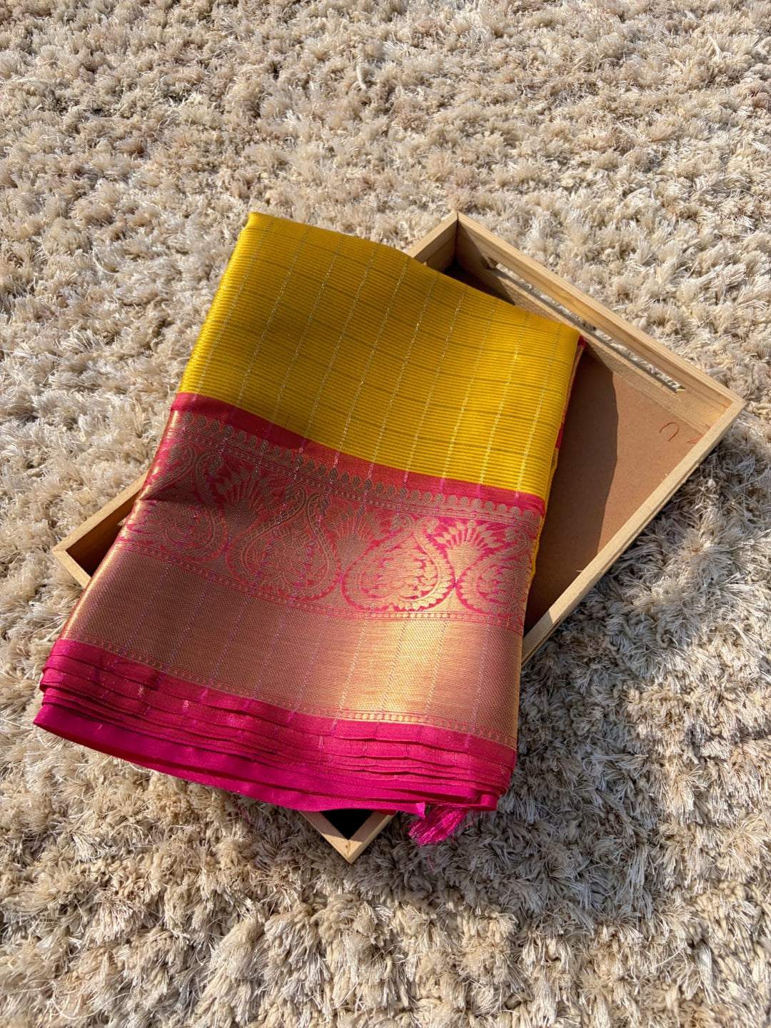 Sunrise Splendor Banarasi  Kanchipuram Saree