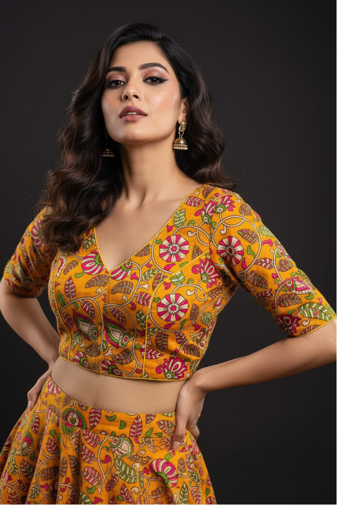 kalamkari Deals-Designer Blouse