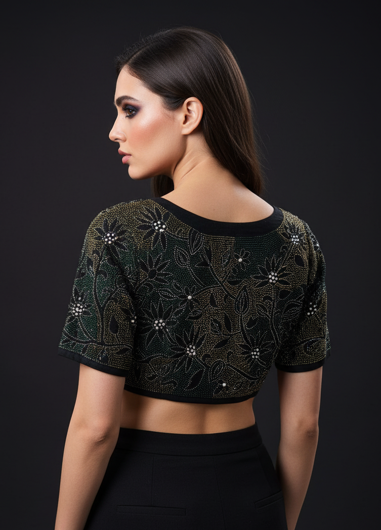 Heritage Kantha Handwork Blouse