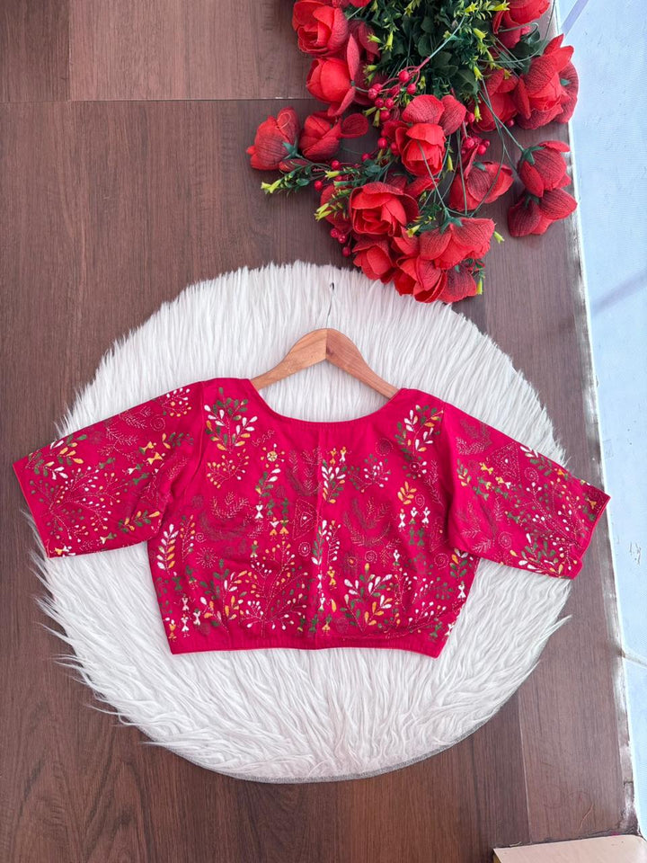 Threaded Luxury Handwork Blouse