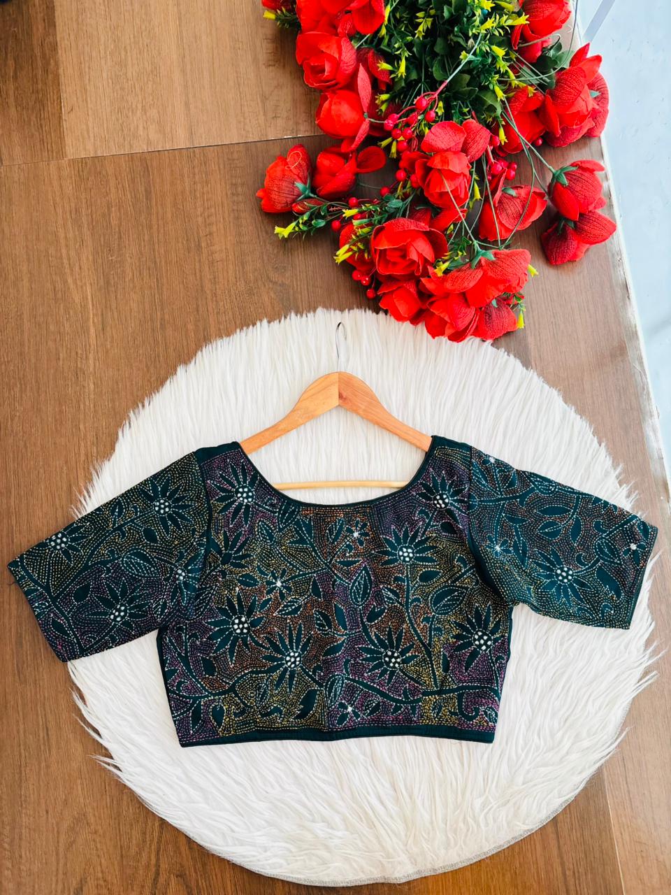 Heritage Kantha Handwork Blouse