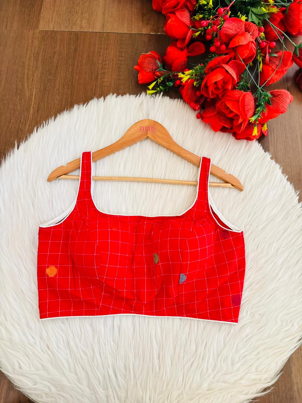 Ethnic Charm Designer Cotton Blouse