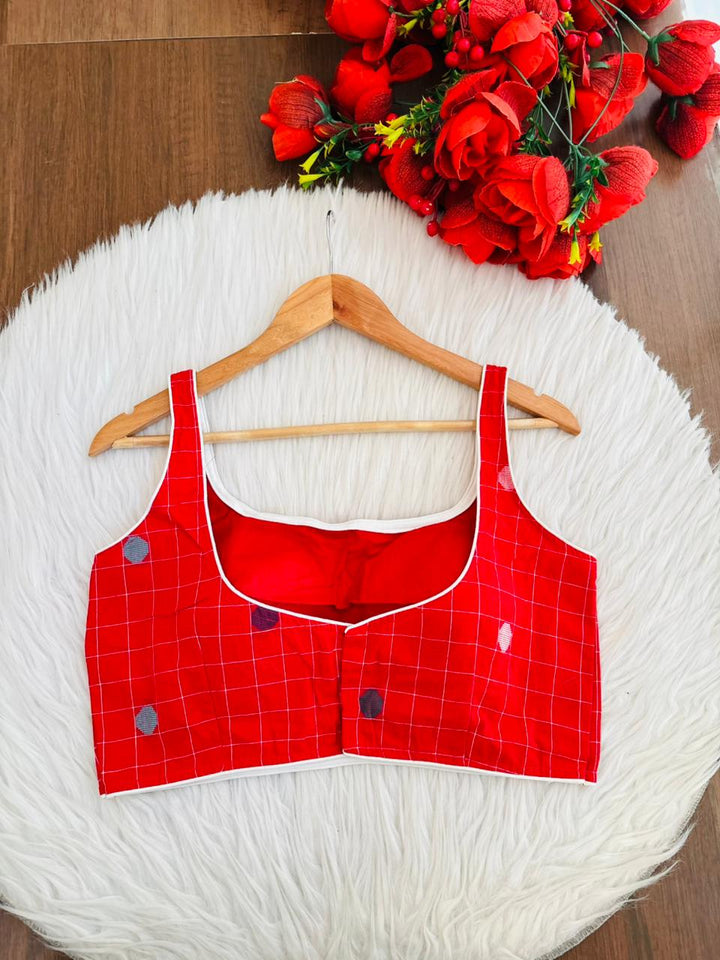 Ethnic Charm Designer Cotton Blouse