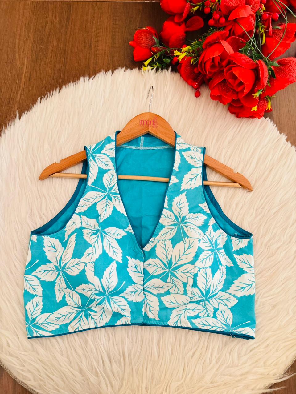 Color Pop Halter Neck Blouse
