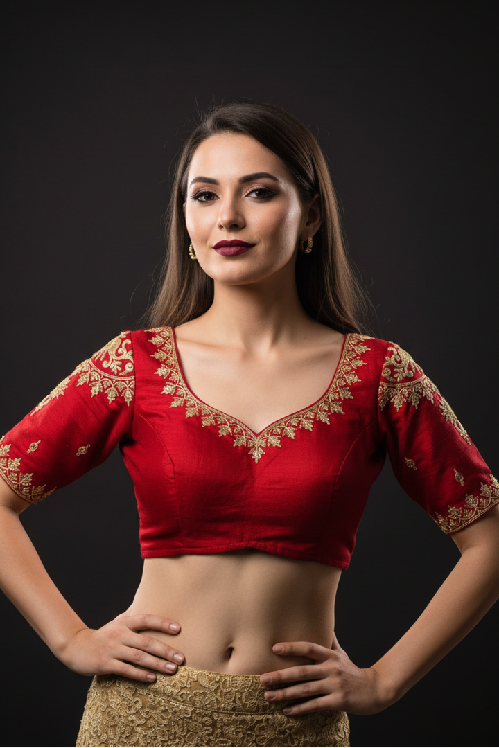 Look At The Mirror-Designer Blouse