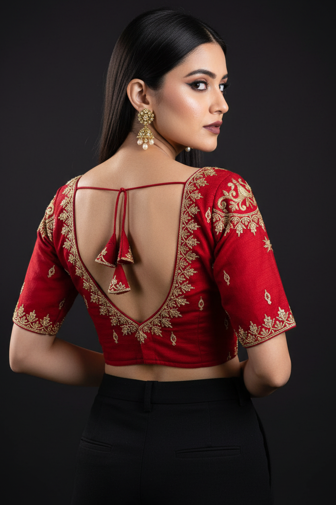 Look At The Mirror-Designer Blouse