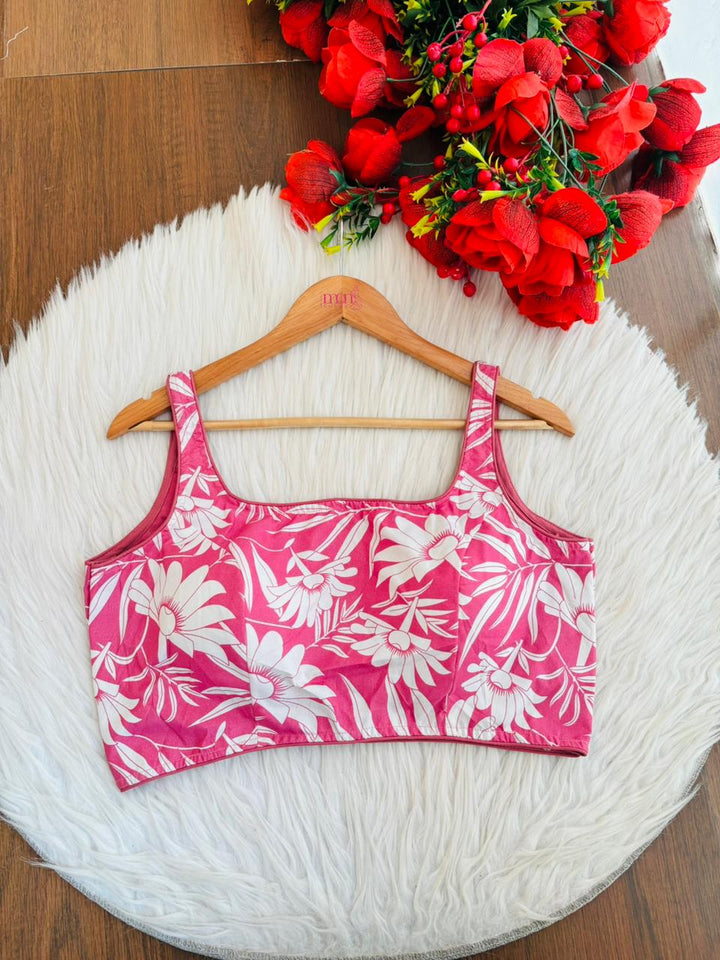 Unleash Your Elegance Printed Cotton Blouse