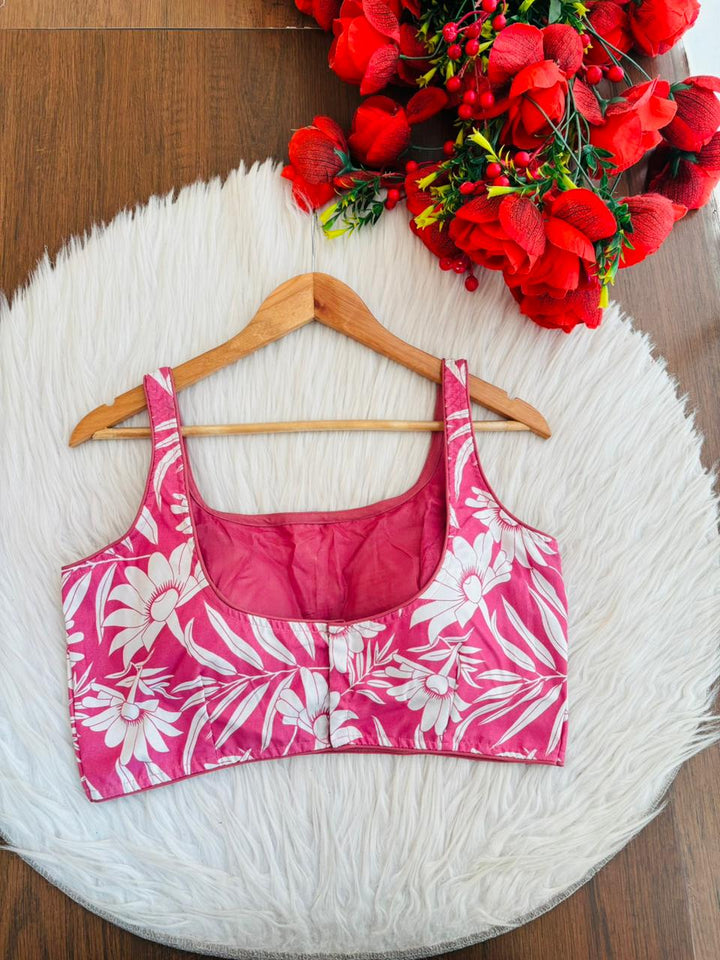 Unleash Your Elegance Printed Cotton Blouse