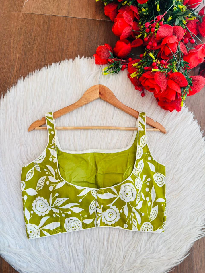 Unleash Your Elegance Printed Cotton Blouse