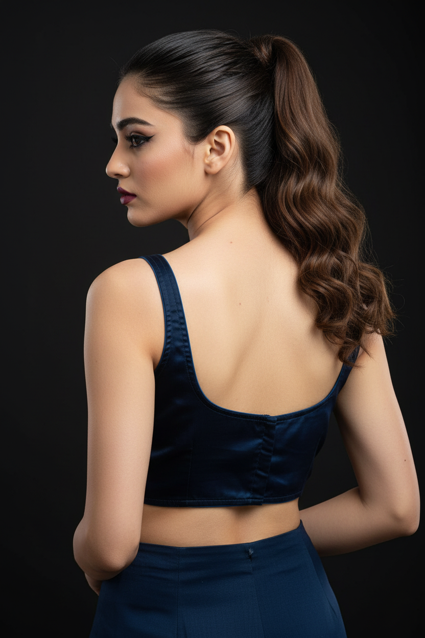 Refine Your Style – Solid Color Designer Blouse