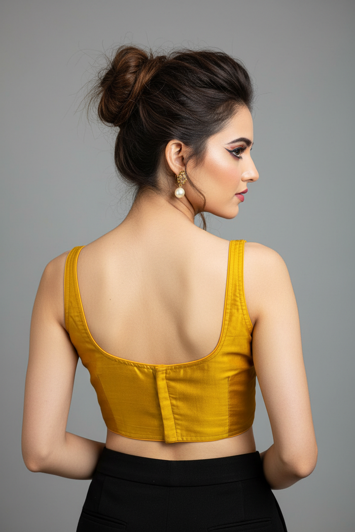 Refine Your Style – Solid Color Designer Blouse