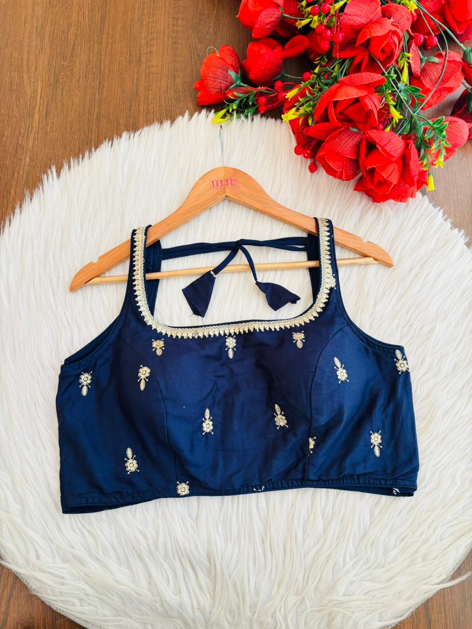 Glamour Galore – Fancy Zari Work Designer Blouse